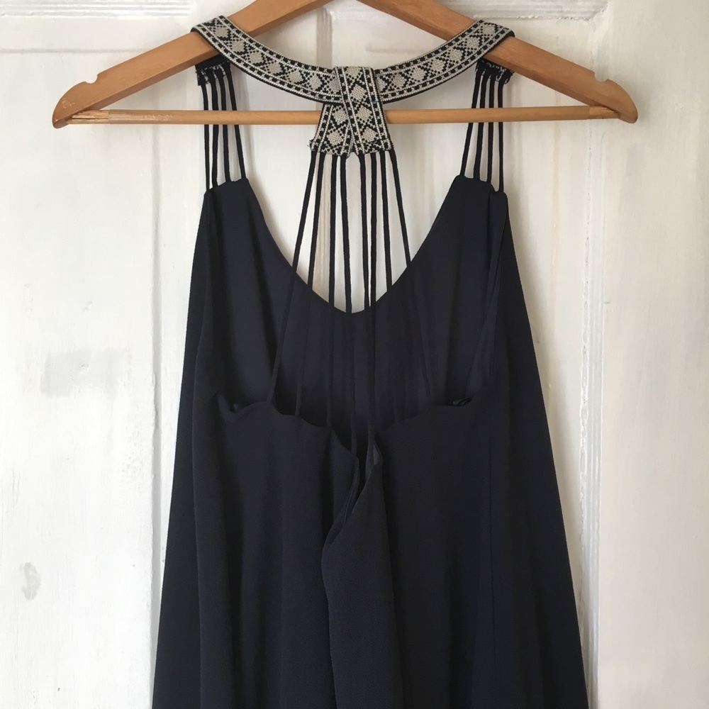 Strappy Navy Sheath Dress - ModCloth